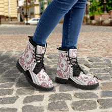 Load image into Gallery viewer, MyVybz Floral Beauty Leather Boots