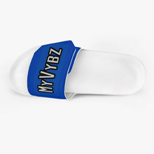 Load image into Gallery viewer, MyVybz Blue Velcro slides