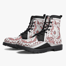 Load image into Gallery viewer, MyVybz Floral Beauty Leather Boots
