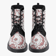Load image into Gallery viewer, MyVybz Floral Beauty Leather Boots