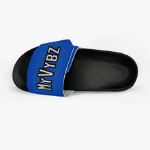Load image into Gallery viewer, MyVybz Blue Velcro slides