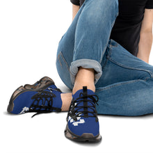 Load image into Gallery viewer, MyVybz Blue Track Sneakers