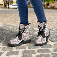 MyVybz Floral Beauty Leather Boots