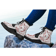 Load image into Gallery viewer, MyVybz Floral Beauty Leather Boots