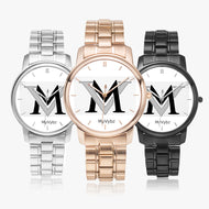 MyVybz Folding Clasp Type Stainless Steel Quartz Watch (With Indicators)