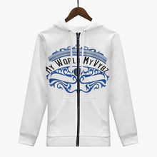 Load image into Gallery viewer, MyVybz Full Zip Up Hoodie