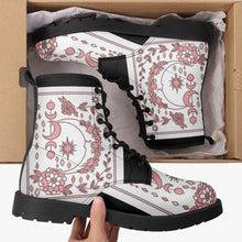 Load image into Gallery viewer, MyVybz Floral Beauty Leather Boots