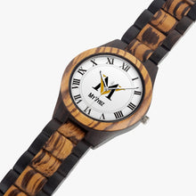 Load image into Gallery viewer, MyVybz Ebony Wooden Watch