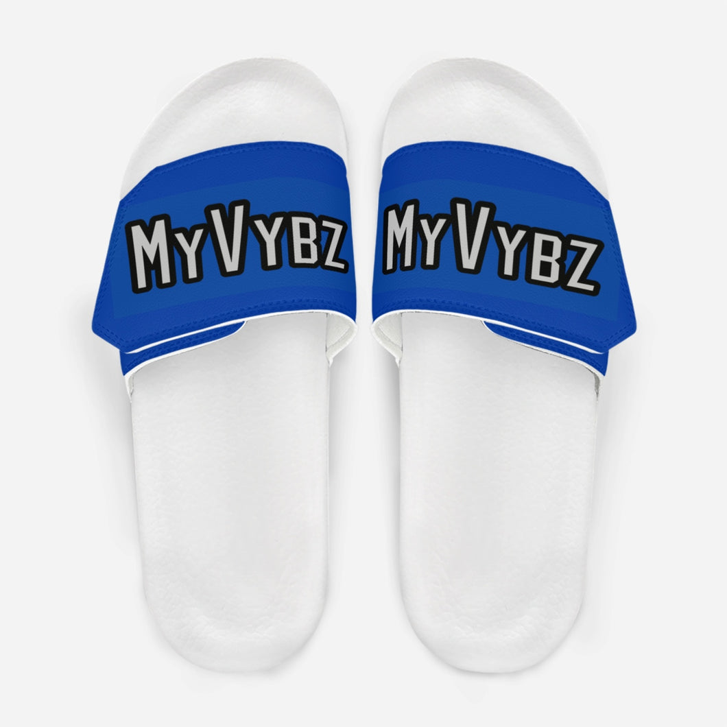 MyVybz Blue Velcro slides