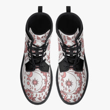 Load image into Gallery viewer, MyVybz Floral Beauty Leather Boots