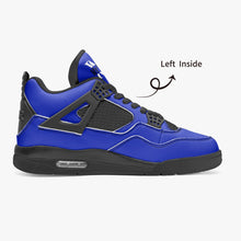 Load image into Gallery viewer, MyVybz Blue Diesel Sneakers -Black Sole