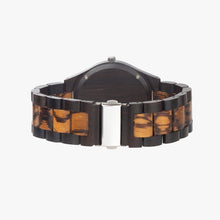 Load image into Gallery viewer, MyVybz Ebony Wooden Watch