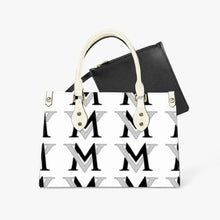 Load image into Gallery viewer, MyVybz White Tote Bag - Long Strap and Inner Bag