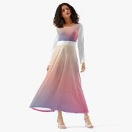 MyVybz Women's Aura One-piece Dress - White Sleeve