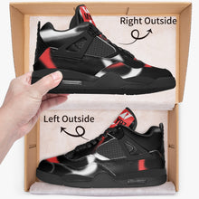 Load image into Gallery viewer, MyVybz Black Air Sneakers -Black Sole