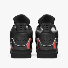 Load image into Gallery viewer, MyVybz Black Air Sneakers -Black Sole