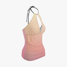 Load image into Gallery viewer, MyVybz Halter Top Two-Piece Tankini Swimsuit