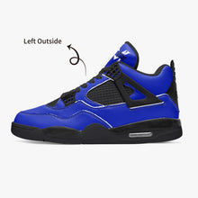 Load image into Gallery viewer, MyVybz Blue Diesel Sneakers -Black Sole