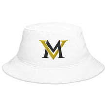 Load image into Gallery viewer, MyVybz White Bucket Hat