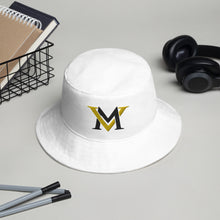 Load image into Gallery viewer, MyVybz White Bucket Hat