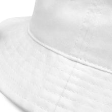 Load image into Gallery viewer, MyVybz White Bucket Hat