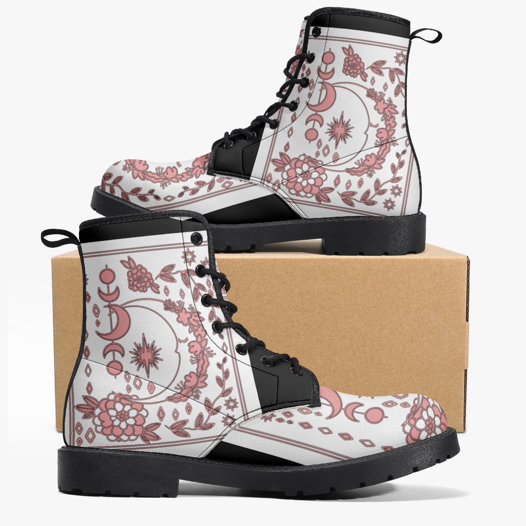 MyVybz Floral Beauty Leather Boots