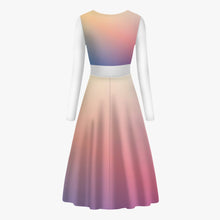 Load image into Gallery viewer, MyVybz Women&#39;s Aura One-piece Dress - White Sleeve