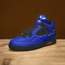 Load image into Gallery viewer, MyVybz Blue Diesel Sneakers -Black Sole