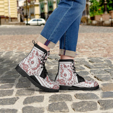 Load image into Gallery viewer, MyVybz Floral Beauty Leather Boots