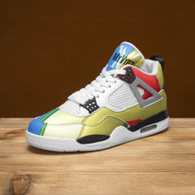 Load image into Gallery viewer, MyVybz A1 Greatness Sneakers -White Sole