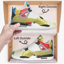 Load image into Gallery viewer, MyVybz A1 Greatness Sneakers -White Sole