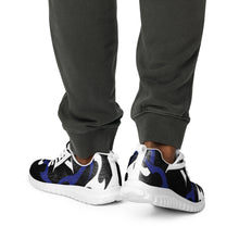 Load image into Gallery viewer, MyVybz Men’s Blue Flame Sneakers