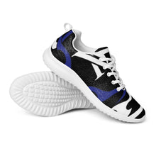 Load image into Gallery viewer, MyVybz Men’s Blue Flame Sneakers