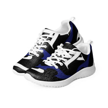 Load image into Gallery viewer, MyVybz Men’s Blue Flame Sneakers