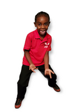 Load image into Gallery viewer, MyVybz Red Polo Youth