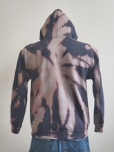 Load image into Gallery viewer, MyVybz Bleach Dye Lightning Hoodie