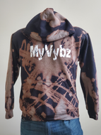 MyVybz Bleach Dye Lightning Hoodie