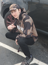 Load image into Gallery viewer, MyVybz Bleach Dye Lightning Hoodie
