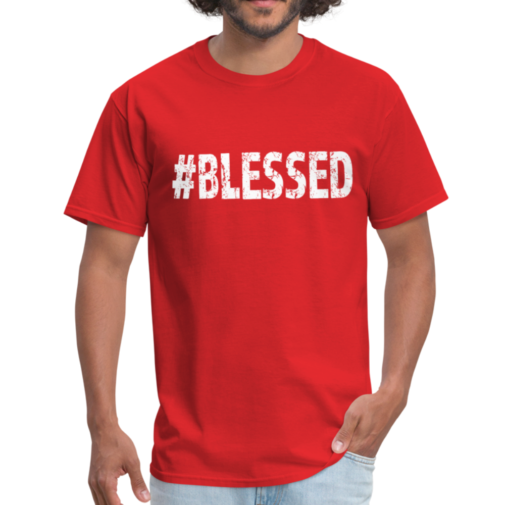 Men's T-Shirt, #Blessed Short Sleeve Graphic Tee